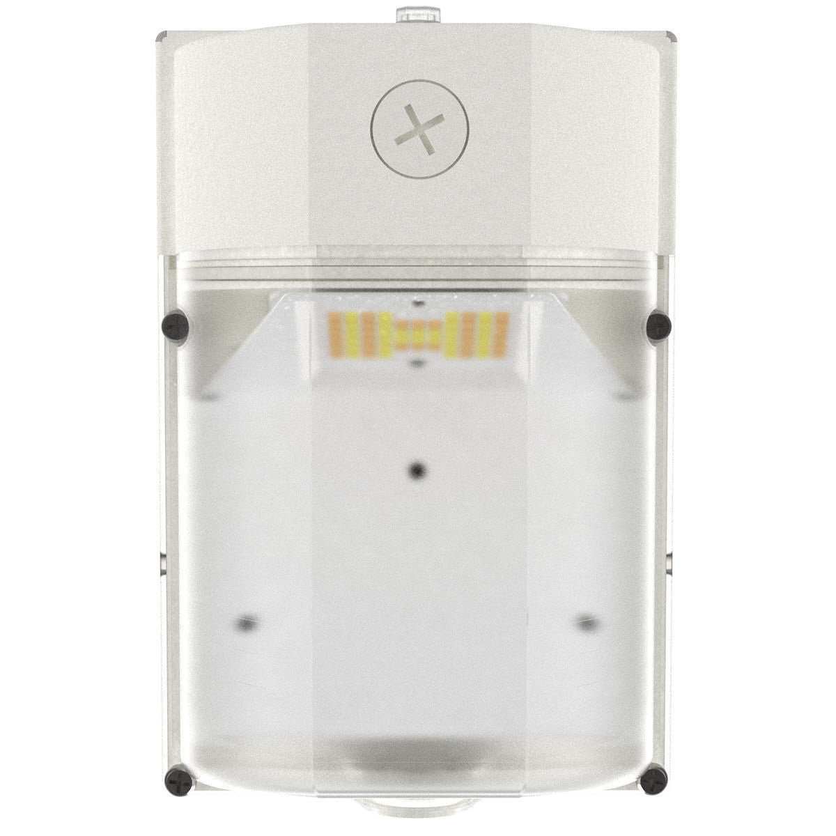 Mini Wall Pack, Multi Wattage Up to /25W, Multi CCT, Frosted Lens, White
