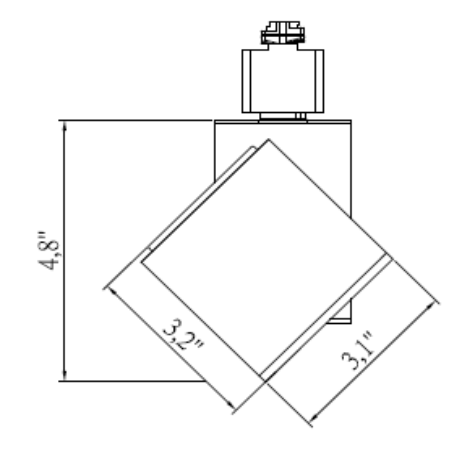 Wide Series LED Track Light 30W CRI 85