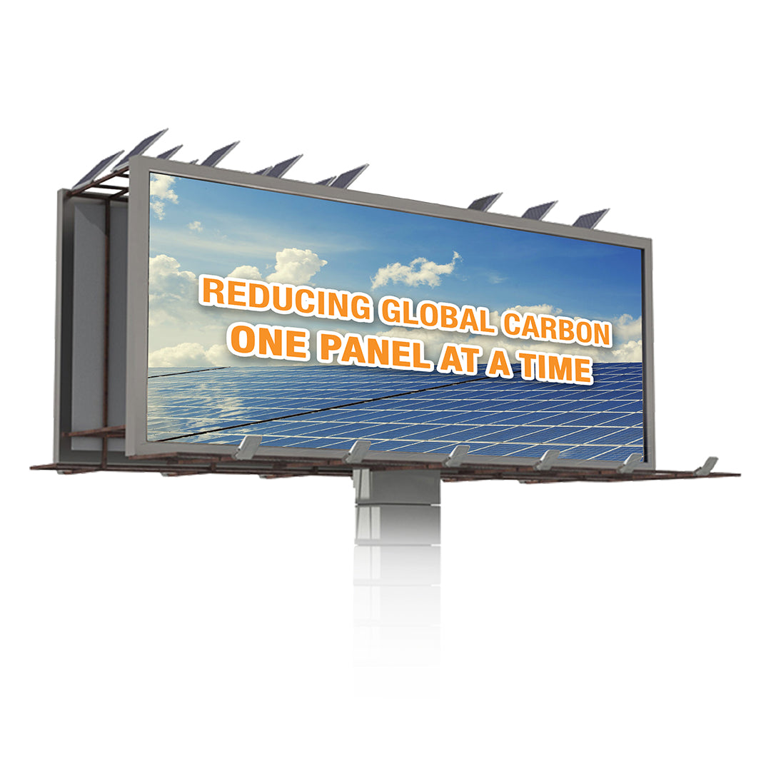 Solar Billboard Sign Light - Yoke Mount