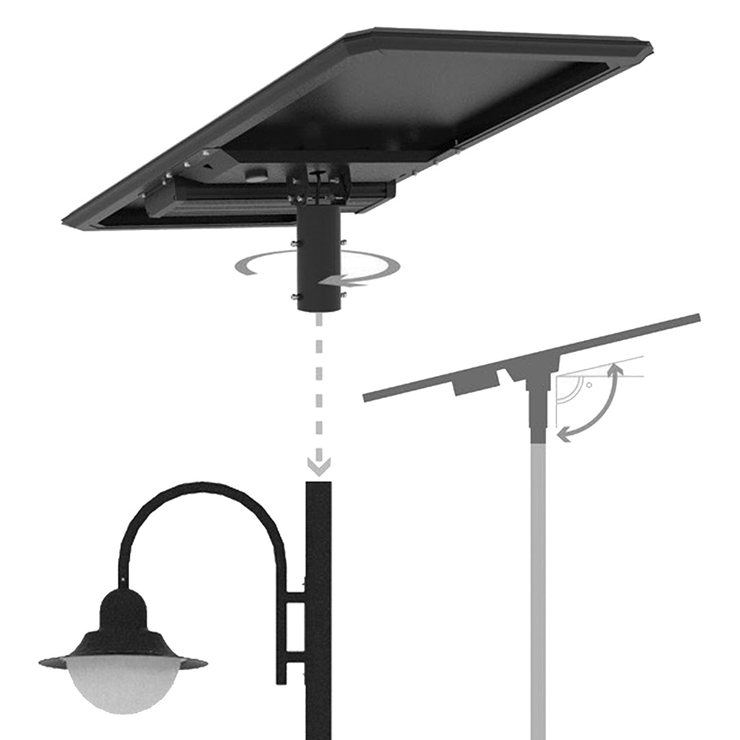 Solar Post Top CAPE Light