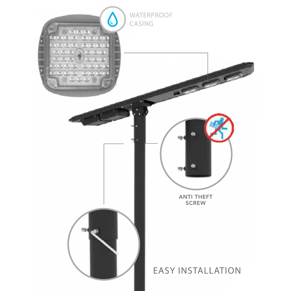 Solar All in One ECO PRO Street Light 100W