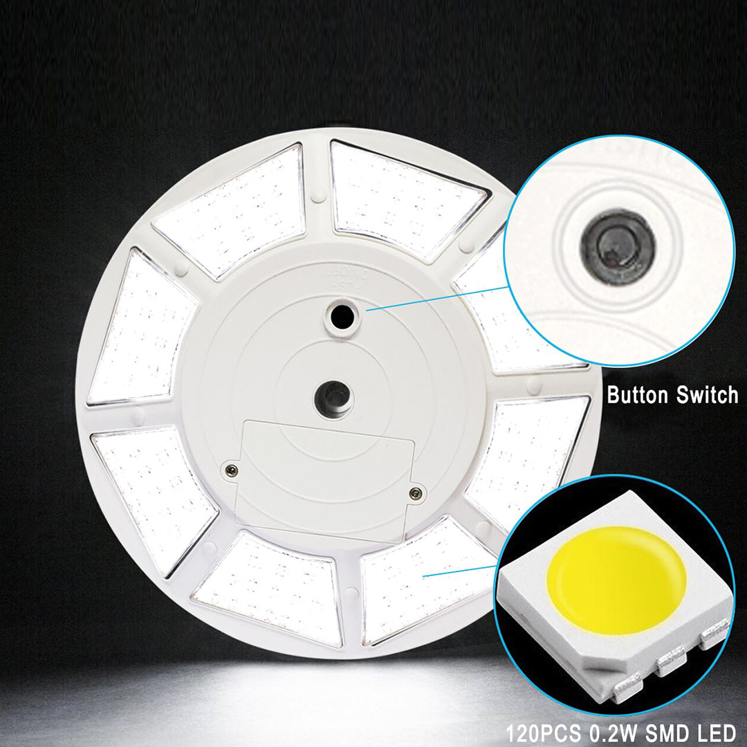 120 LED Solar Flagpole Light