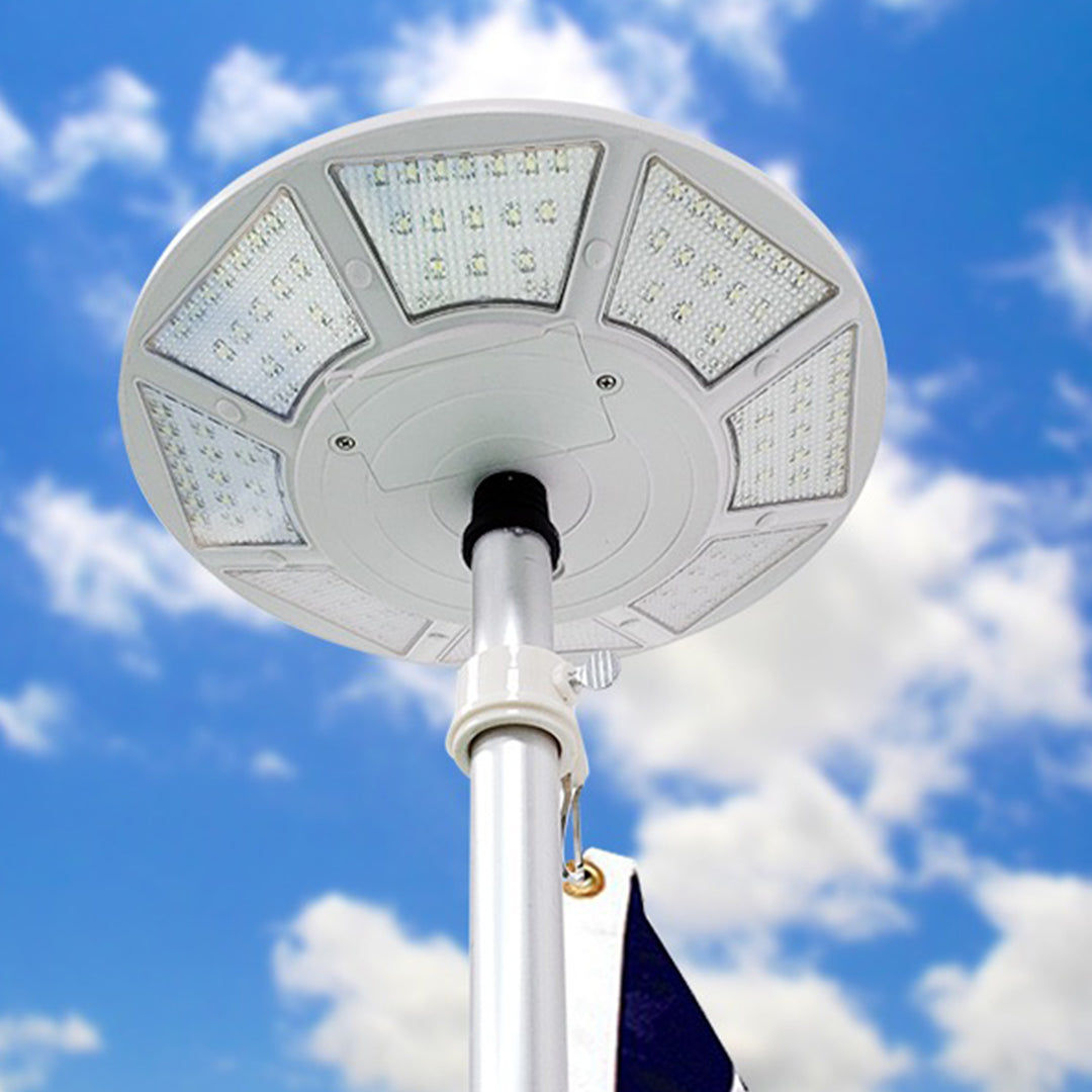 120 LED Solar Flagpole Light