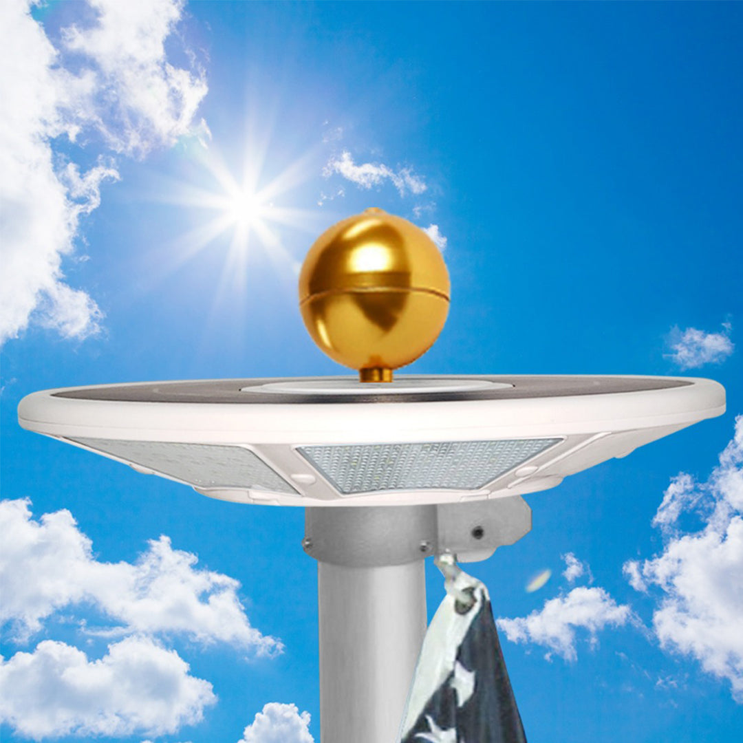 120 LED Solar Flagpole Light