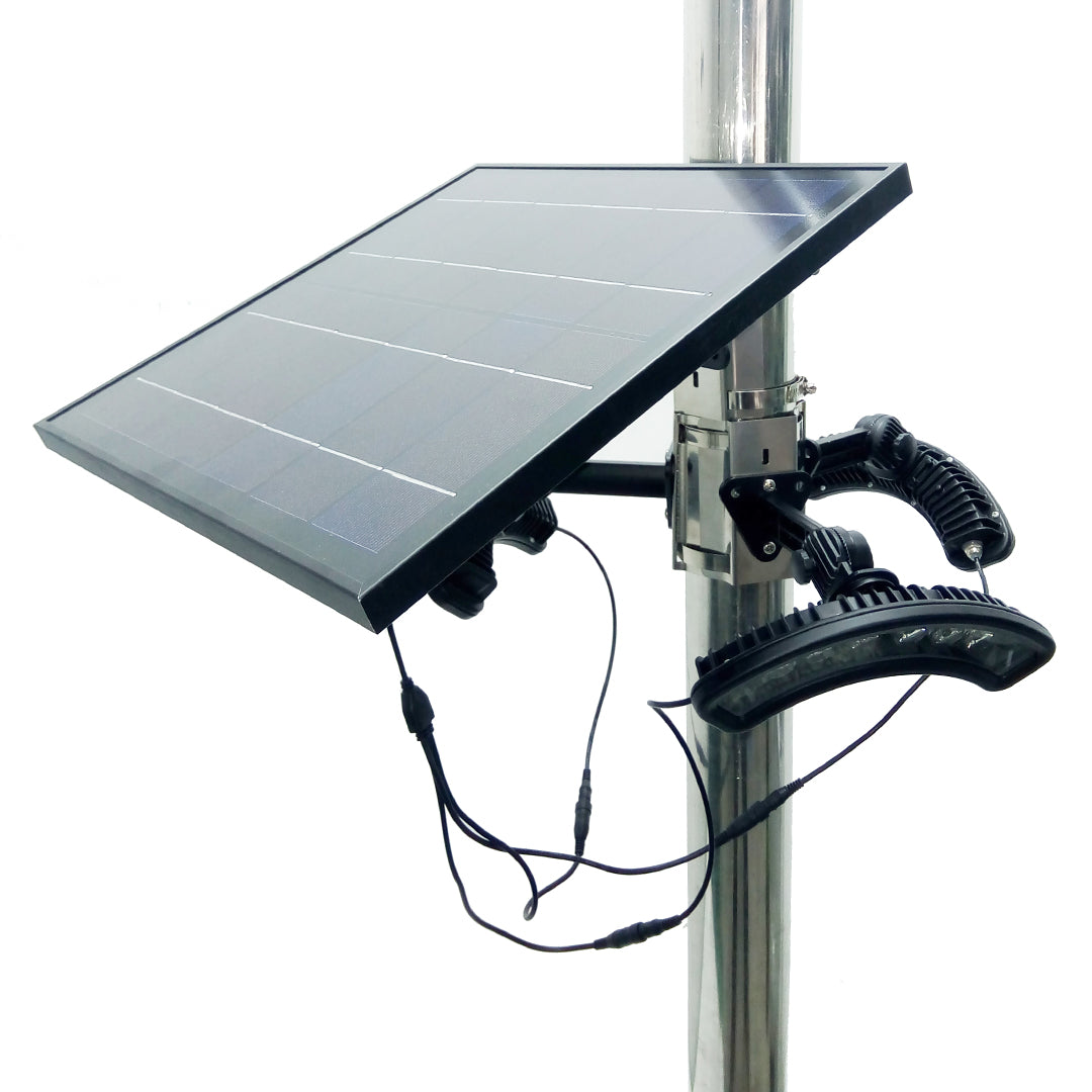 18 LED Solar Flagpole Light