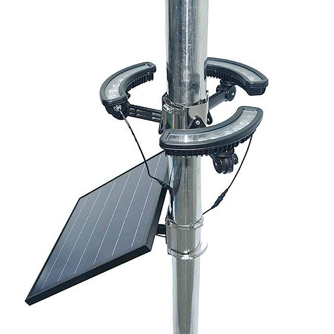 18 LED Solar Flagpole Light