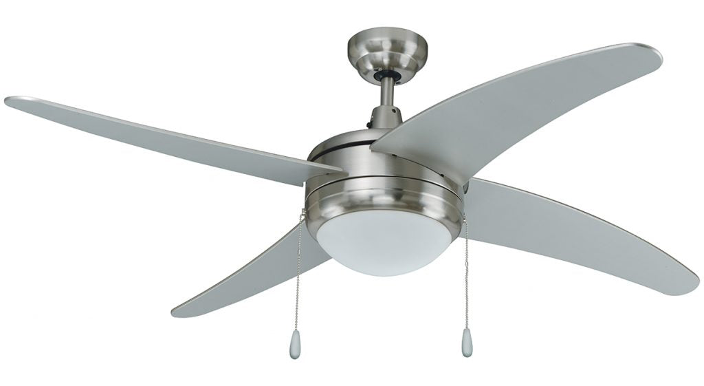 Europa I - 4-Curved Blade, 50” Sweep, Integrated LED Light Kit Included