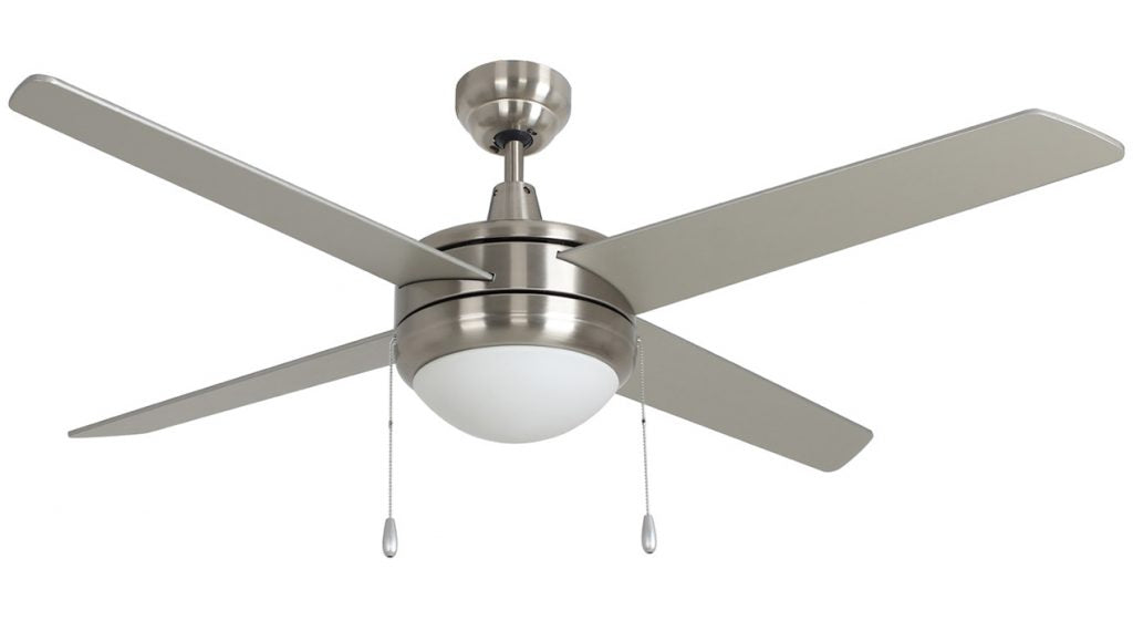 Europa IV - 4-blade, 52” Sweep, AC Motor, with Pull Chain, Energy Star Listed