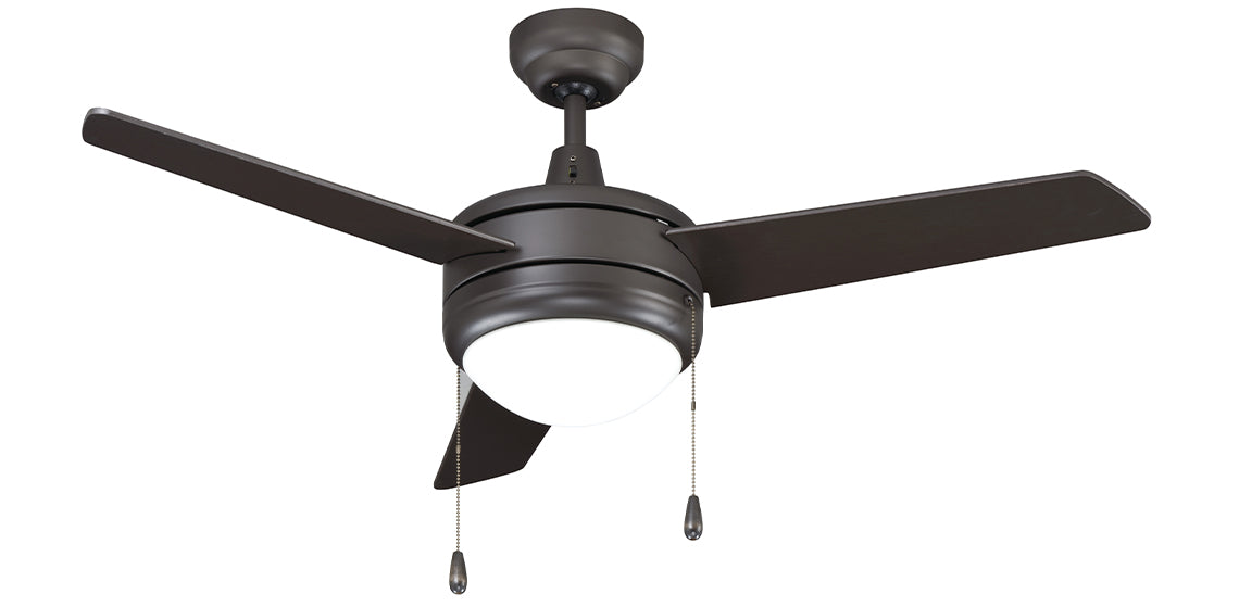 Contempo IV - 3-blade, 52” Sweep, AC Motor, with Pull Chain, Energy Star Listed