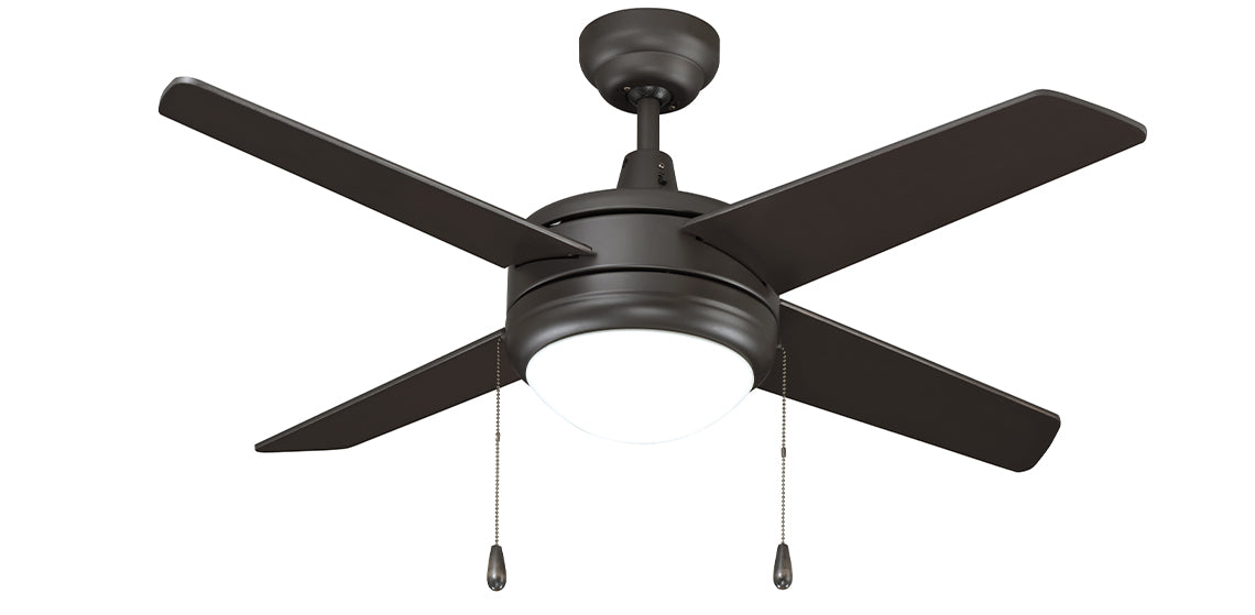 Europa IV - 4-blade, 52” Sweep, AC Motor, with Pull Chain, Energy Star Listed