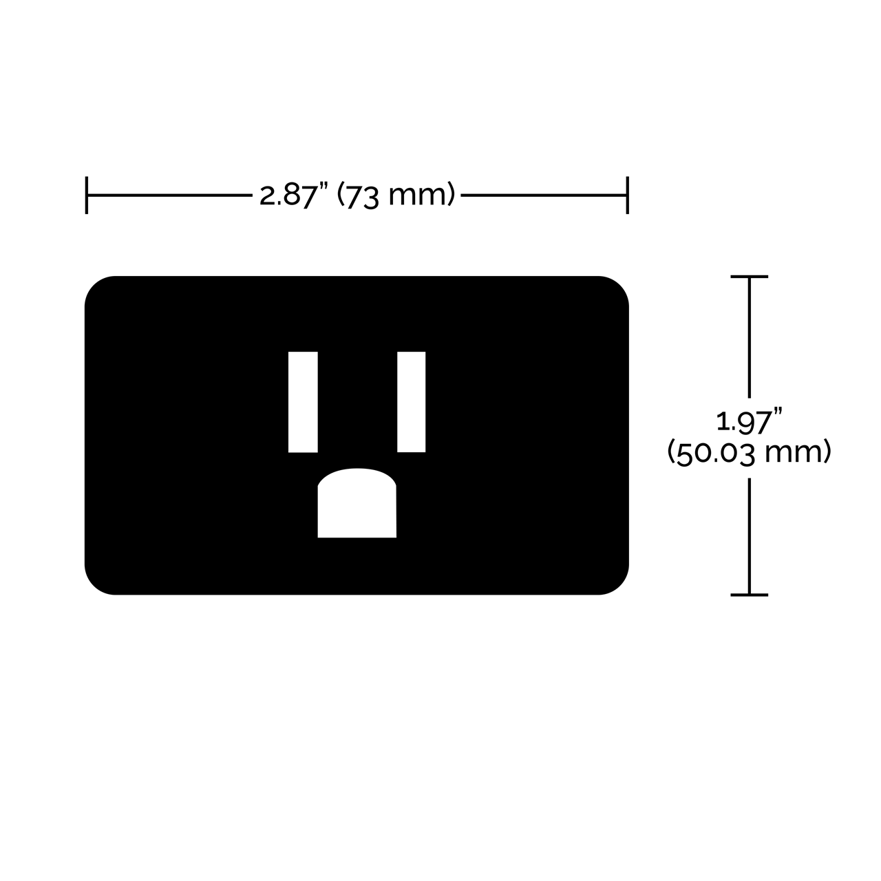 Wi-Fi 15A On-Off Outlet