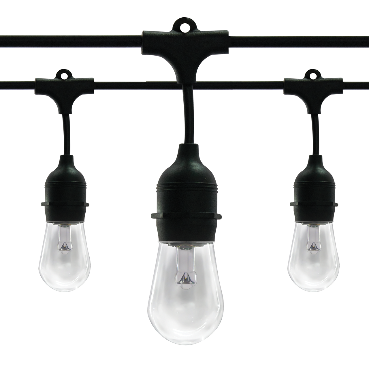 24' RGB and Warm White 10-Light Outdoor String Light