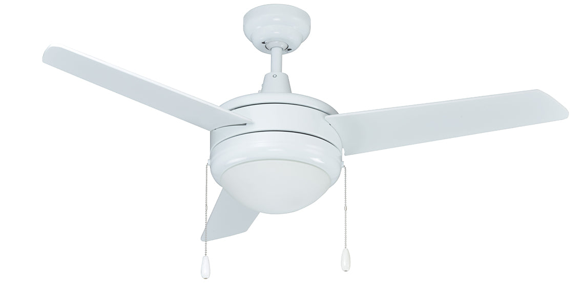 Contempo IV - 3-blade, 52” Sweep, AC Motor, with Pull Chain, Energy Star Listed