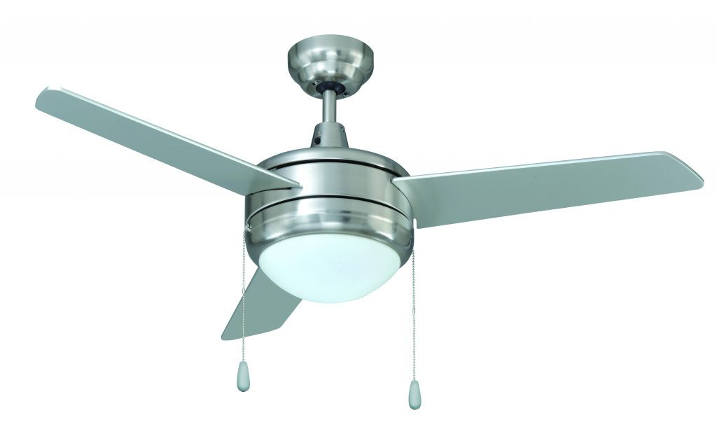 Contempo II - 3-Blade, 44” Sweep, E26 LED Light Kit Included
