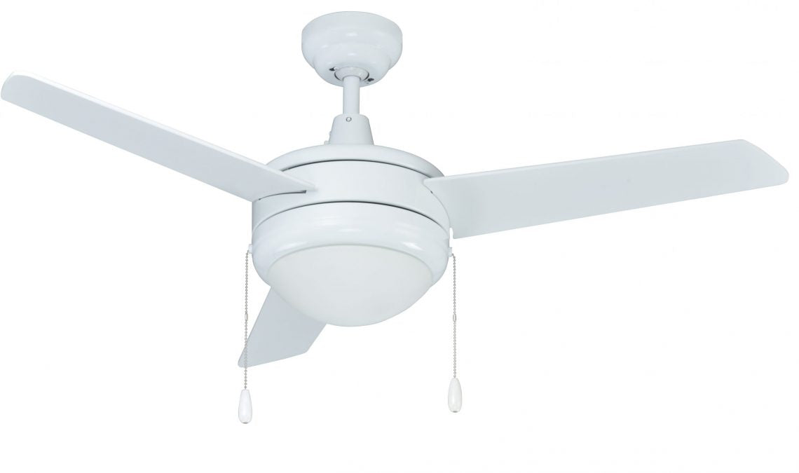 Contempo II - 3-Blade, 44” Sweep, E26 LED Light Kit Included