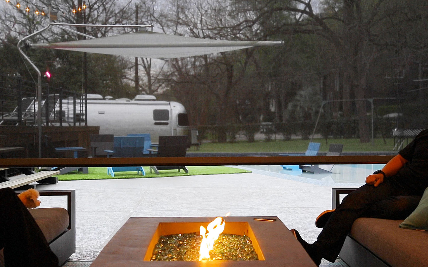 Zen Roll Outdoor Motorized Shades
