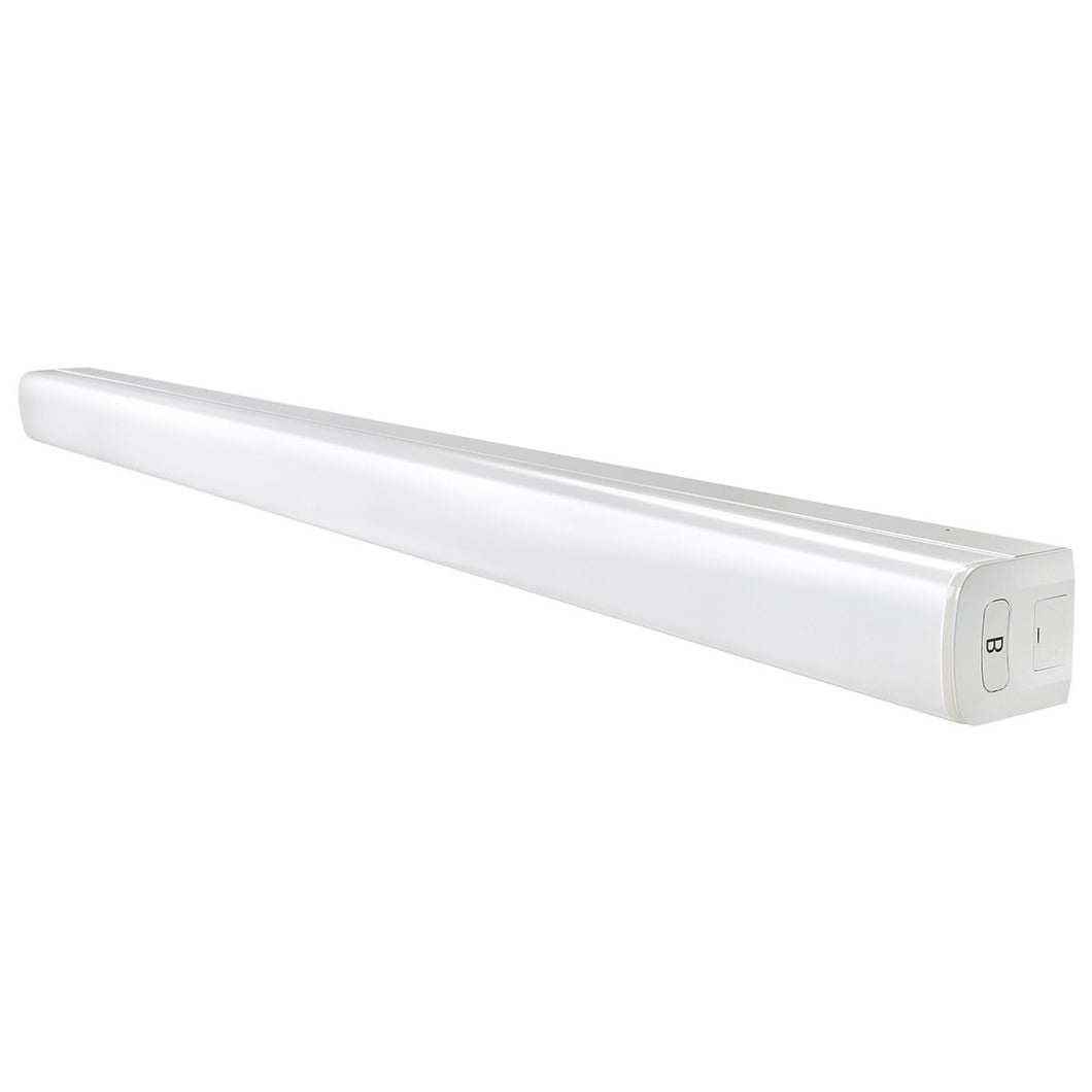4ft LED Strip Light with 8W Emergency Backup Driver Multi-Wattage Up to 44W, Multi-CCT
