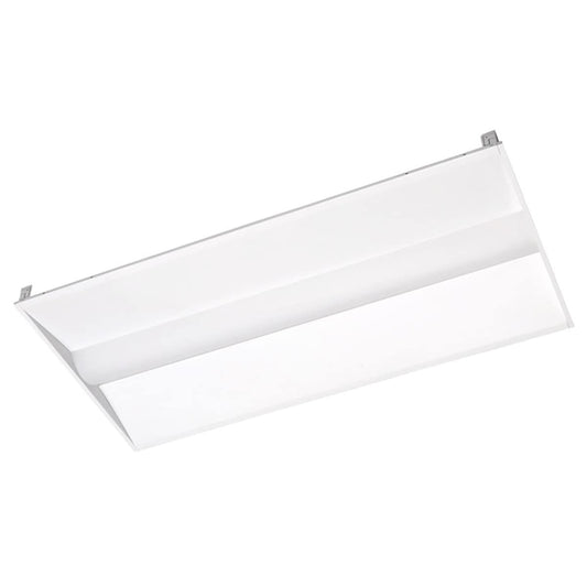 2x4 LED Troffer with 15W Emergency Backup Battery, Multi-Wattage Up to 39W Multi-CCT