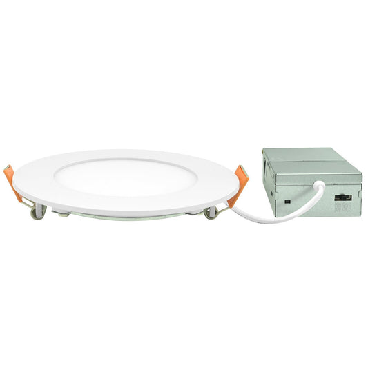 LED 4 inch Ultra Thin Round Panel Downlight, 9W, Multi-CCT
