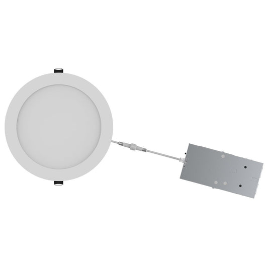 LED 8 inch Round Panel Downlight, 22W, Multi-CCT