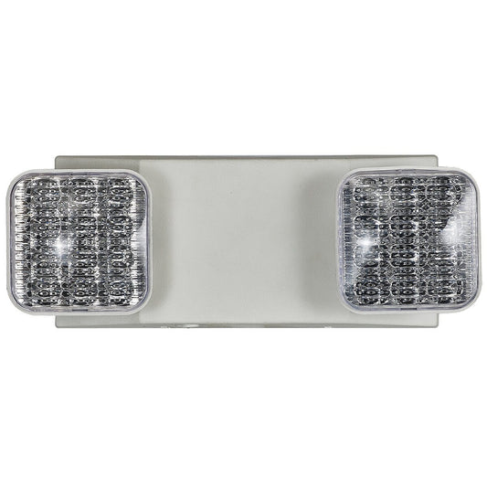 LED Double Square Head Bug-eye Emergency Light, 2W, Emergency Watt 1.2W, UL Listed