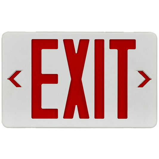 LED White and Green or Red Exit Sign 1W, UL Listed