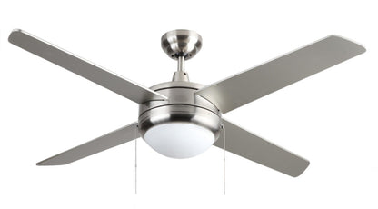 Europa - 4-Blade, 50” Sweep, E26 LED Light Kit Included