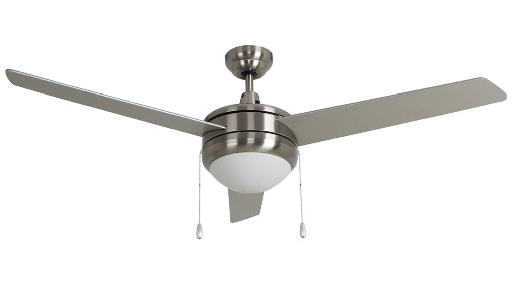 Contempo IV - 3-blade, 52” Sweep, AC Motor, with Pull Chain, Energy Star Listed
