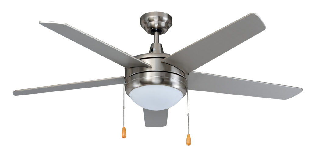 Mirage – 5 Blade, 50” Sweep, E26 LED Light Kit Included