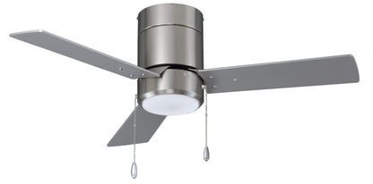 Sabio - 3-Blade, 42” Sweep Hugger, Pull Chain, Integrated LED Light Kit Included