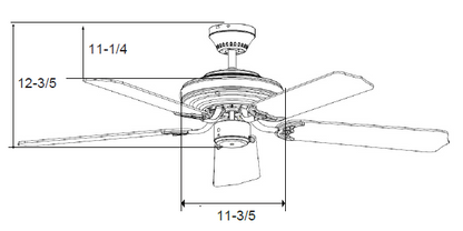 Caribbean, 5-Blade 52” Fan