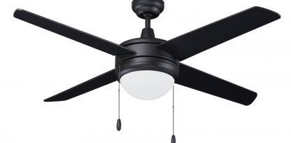 Europa - 4-Blade, 50” Sweep, E26 LED Light Kit Included