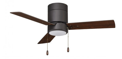 Sabio - 3-Blade, 52” Sweep Hugger, Pull Chain, Integrated LED Light Kit Included
