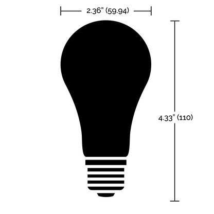 Wi-Fi 5W LED A19 Clear Tunable White Filament Bulb