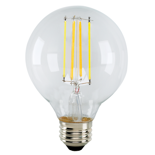 Wi-Fi 4.5W LED G25 Clear Tunable White Filament Globe