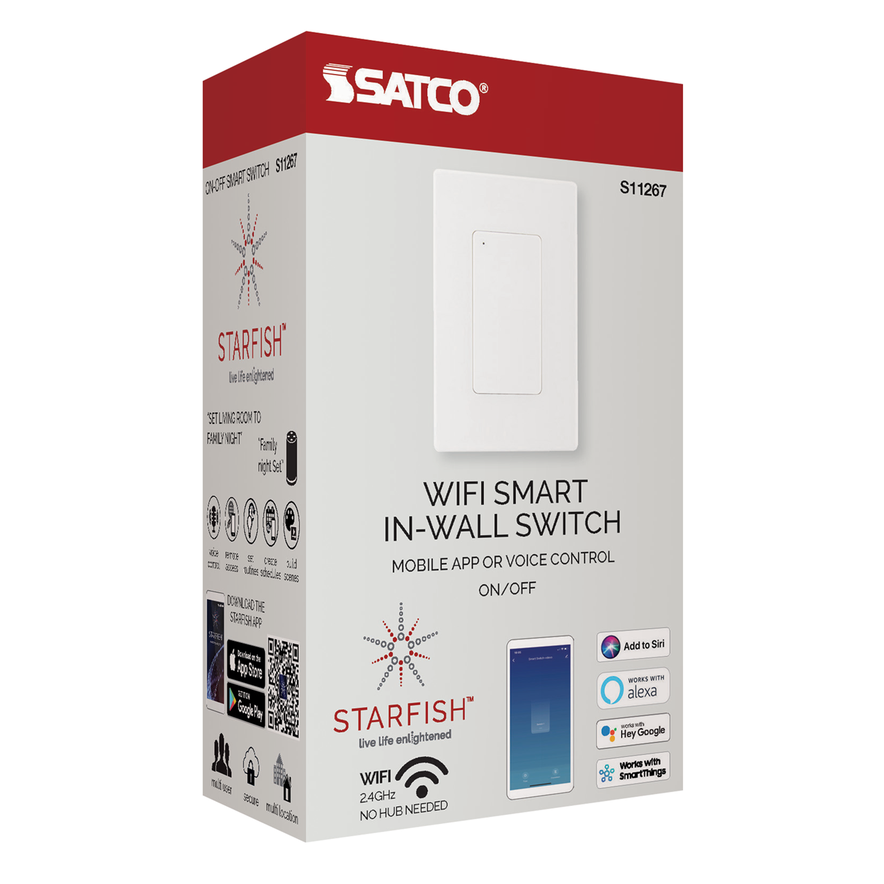 Wi-Fi On-Off Wall Switch