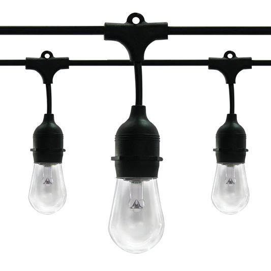 24' RGB and Warm White 10-Light Outdoor String Light