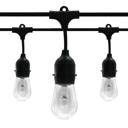 24' RGB and Warm White 10-Light Outdoor String Light