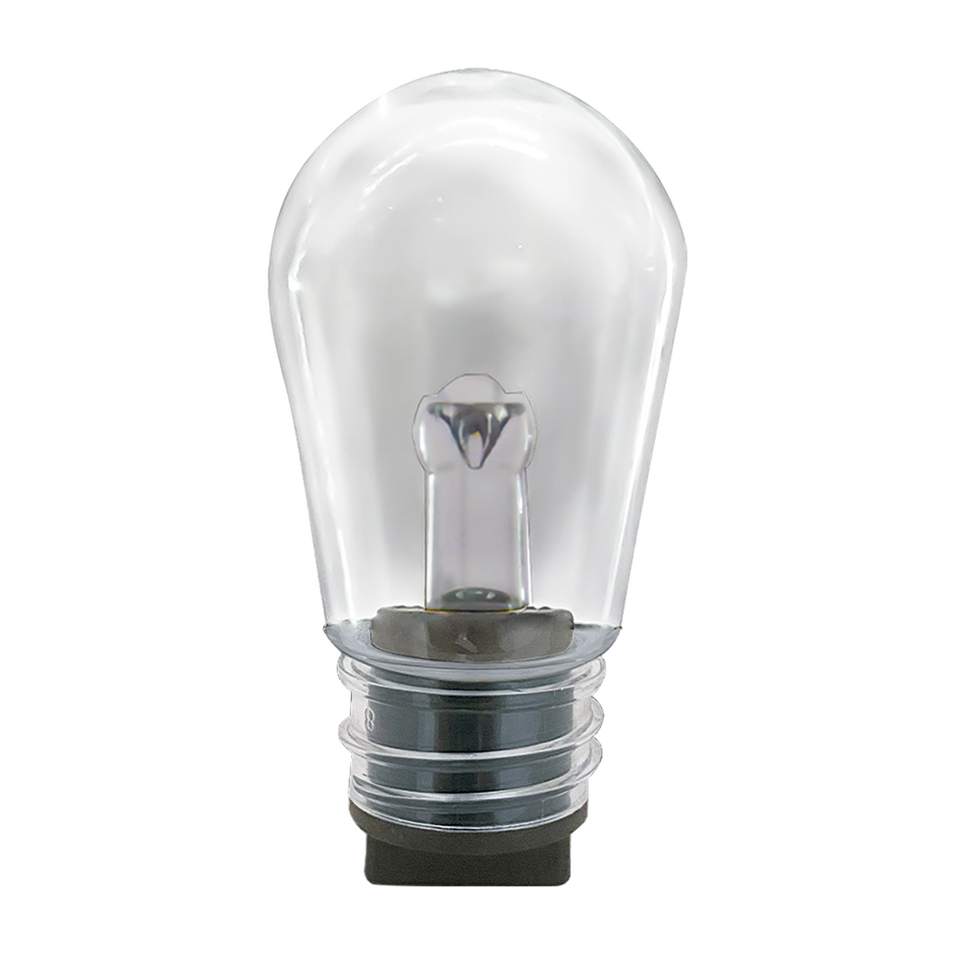 4-Pin S14 LED RGB and Warm White String Light Bulb