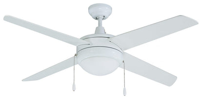 Europa - 4-Blade, 50” Sweep, E26 LED Light Kit Included