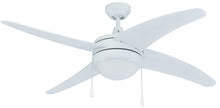 Load image into Gallery viewer, Europa I - 4-Curved Blade, 50” Sweep, E26 LED Light Kit Included

