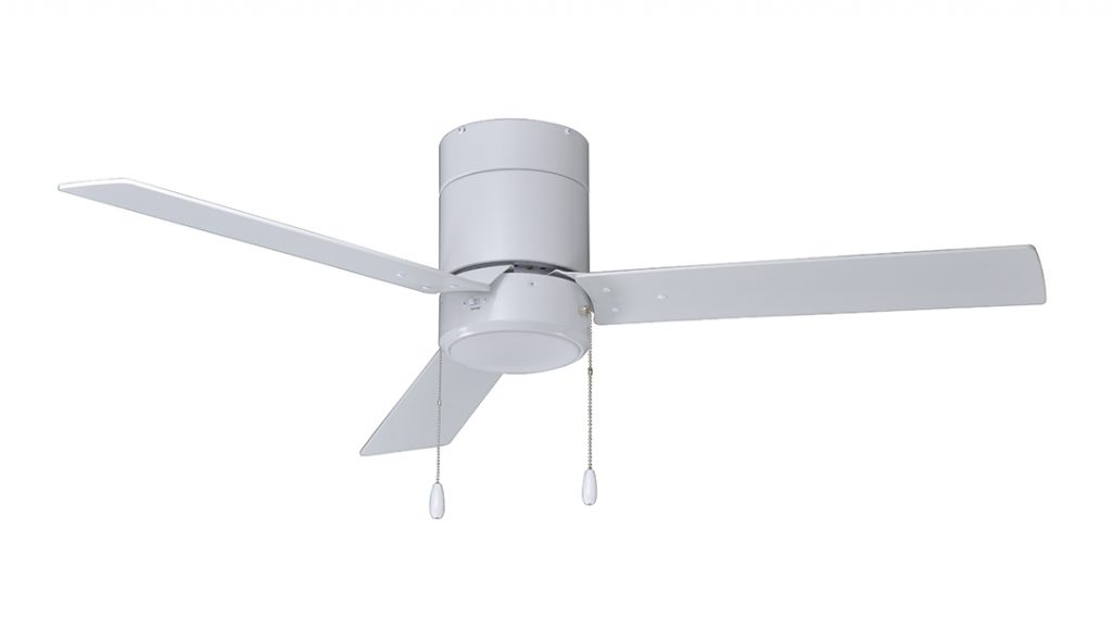 Sabio - 3-Blade, 52” Sweep Hugger, Pull Chain, Integrated LED Light Kit Included