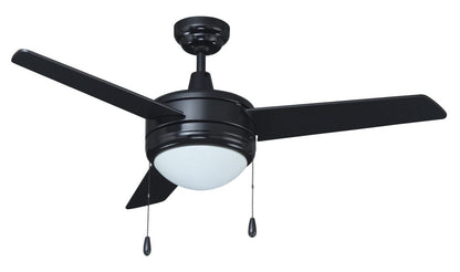 Contempo II - 3-Blade, 44” Sweep, E26 LED Light Kit Included