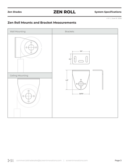 Zen Roll Outdoor Motorized Shades
